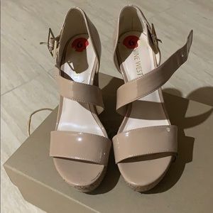 NINE WEST platform wedges Women’s Size 6